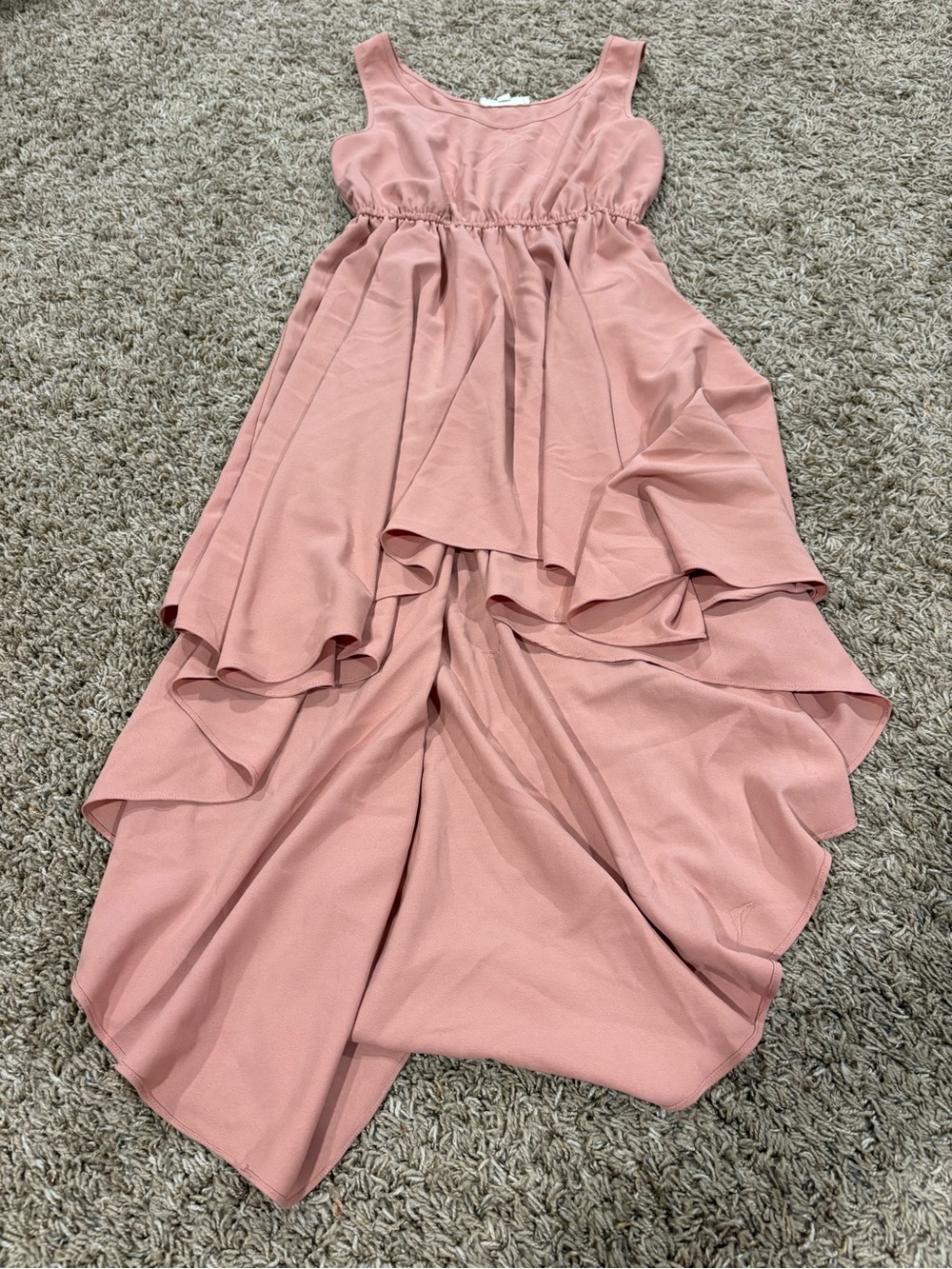 Alythea Light Pink High Low Dress Small
